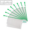 Tarifold Rei?verschlusstasche ZIPPER, A5, PVC 230 my, gr?n, 8 St?ck, 002772