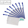 Tarifold Rei?verschlusstasche ZIPPER, A6, PVC 230 my, blau, 8 St?ck, 002777