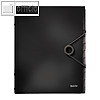 Ordnungsmappe Solid, DIN A4, PP, 12 F?cher + Taben, 260 x 320 mm, schwarz