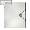 Ordnungsmappe Solid, DIN A4, PP, 12 F?cher + Taben, 260 x 320 mm, wei?