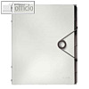 Ordnungsmappe Solid, DIN A4, PP, 6 F?cher + Taben, 260 x 320 mm, wei?