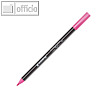 Porzellanmalstift edding 4200, Fasermaler mit Pinselspitze, pink, 10 St?ck
