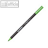 Porzellanmalstift edding 4200, Fasermaler mit Pinselspitze, hellgr?n, 10 St?ck
