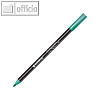 Porzellanmalstift edding 4200, Fasermaler mit Pinselspitze, t?rkis, 10 St?ck