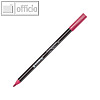 Porzellanmalstift edding 4200, Fasermaler mit Pinselspitze, karminrot, 10 St?ck