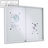 Brandschutz-Innen-Schaukasten INTRO, 91 x 67 x 5 cm, 8 x A4, Alu-Rahmen/eckig