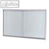 Brandschutz-Innen-Schaukasten MEDIA, 91 x 97 x 5 cm, 12 x A4, Alu-Rahmen/gerunde