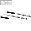 Montblanc Kugelschreibermine, Strichst?rke: B, Mystery Black, 2er Pack, 116191