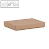 BOXLINE Kartonagen für DIN A5, 155 x 215 x 30 mm, kraft, 4er Pack, 13521453621