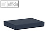 BOXLINE Kartonagen für DIN A5, 155 x 215 x 30 mm, navy, 4er Pack, 13521453901