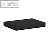 BOXLINE Kartonagen für DIN A5, 155 x 215 x 30 mm, schwarz, 4er Pack, 13521453701