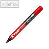 Pilot Permanent Marker 100, 1 mm, rot, SCA-100-R