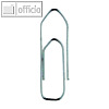 officio Briefklammern, glatt, verzinkt, 32 mm, eckige Form, 100 St?ck, 1352