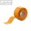 Reparaturband Dichtungstape BlitzTape, 25 mm x 3 m, Silikon, orange, 6 St?ck