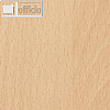 DESKIN Topplatte f?r BASE LINE Serie, 800 x 19 x 420 mm, Holz, Buchedekor,220835