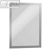 Durable Inforahmen DURAFRAME?, DIN A4, selbstklebend, silber, 4899-23