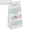 3-Monats-Tischkalender, 9.5 x 19.5 cm, klein, mit Datumsschieber, 980-0000