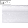 Papstar Papiertischtuch mit Damastprägung, 6 m x 1.2 m, weiß, 12er-Pack, 85467