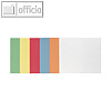Moderationskarten, 105 x 95 mm, PP-Folie selbsthaftend, 6 Farben, 100 St?ck