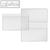 Doppelh?llen 89 x 114 mm/Scheckkartenformat, PP, transparent, 20er-Pack, 3274500