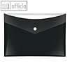 Dokumententasche VELOCOLOR, DIN A5, max. 100 Blatt, PP, schwarz, 6 St., 4550180