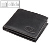 Pride & Soul Geldb?rse VIVA, Querformat, Echt Leder, schwarz, 47182
