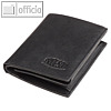 Pride & Soul Geldb?rse MAGIC, Hochformat, Echt Leder, schwarz, 47195