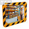 Industriespiegel PAS, 80x60cm, max. Abstand 20 m/90?, unzerbrechl., gelb/schwarz