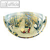1/4 Kugelspiegel Polymir, 61x30x11.5 cm, max. Abstand 8 m/180?, unzerbrechlich