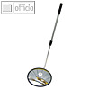 Inspektionsspiegel ? 40 cm, Rollen, LED Beleuchtung, Teleskop, Abstand 1.2m/90? 