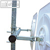 Halterung f?r 2 Spiegel, (?)76 mm x (L)1.30 m, feuerverzinkter Stahl, SUP2M