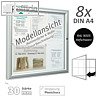Au?enschaukasten 98 x 83 x 3 cm, 8xA4, einfl?gelig, tiefschwarz, 405060-9005