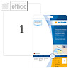 Herma Transparente Folien-Etiketten, 210 x 297 mm/DIN A4, matt, 10 Stück, 4585