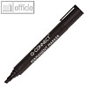 officio Permanentmarker, Keilspitze 2-5 mm, schwarz, KF26042