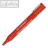 officio Permanentmarker, Keilspitze 2-5 mm, rot, KF26044