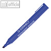 officio Permanentmarker, Keilspitze 2-5 mm, blau, KF26043