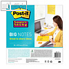 Super Sticky Big Notes, XL-Größe: 279 x 279 mm, ultragelb, Block/30 Blatt