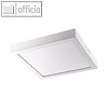 LED-Deckenleuchte 9229, eckig, 22.5 x 22.5 x 4 cm, 90-265 V/18 W/90 LEDs, wei?
