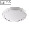 LED-Decken-/Wandleuchte 9227, rund, (?)225 x 40 mm, 90 - 265 V/18 W/90 LEDs, wei