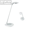 LED-Tischleuchte 9217, 3 Lichtstufen, (H)42 cm, 230V/6 W, Metall, wei?/silber