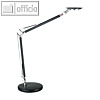 LED-Tischleuchte 9215, Doppelarm, (H)71 cm, 230V/6 W, Metall, schwarz, 9215