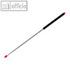 Master-Teleskopzeigestab, max. L?nge: 1.260 mm, Metall, schwarz/verchromt, 236 8