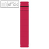 Ordner-R?ckenschilder, selbstklebend, schmal/kurz - 39 x 192 mm, rot, 10 St?ck