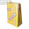 Popcorn Tüten - 2.5 l, fettdicht, 220x140x80 mm, Papier/Pergament, 1.000 Stück