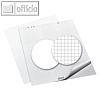 Ursus Flipchartblock - kariert, holzfrei, 80g/m?, 5 Bl?cke ? 20 Blatt, 036441