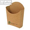 Pommes-Frites-Sch?tte "pure-100% Fair", 13.4 x 13.9 x 4.2 cm, Pappe, 480 St.