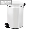Silberionen-Tret-Kosmetikeimer the knight, 5 Liter, Stahl, ?21 x H28 cm, wei?