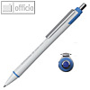 Kugelschreiber SLIDER XITE XB, Strichfarbe: blau, Strichstärke: 0.7 mm, weiß