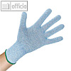 Schnittschutz-Handschuh ALLFOOD LEBENSMITTEL, Größe: L, lebensmittelecht, blau