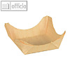 Papstar Fingerfood-Schalen "pure", eckig, 4 x 4 x 1.5 cm, Holz, 500 Stück, 85683